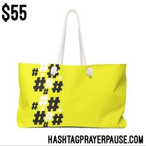 #PrayerPause Bee Social Weekender Bag